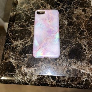 Cotton Candy Marble iPhone case
